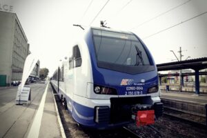 11.10.2015 Kielce. PKP. Prezentacja nowego pociągu Intercity FLIRT3. / Stanisław Blinstrub / Radio Kielce