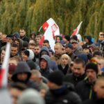 11.10.2015 Kielce. Marsz przeciwko Islamowi. / Stanisław Blinstrub / Radio Kielce