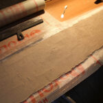 10.7.2015 Kielce. Dom modlitwy Herszla Zagajskiego w Kielcach. Rozpoczęły się prace konserwatorskie przy polichromiach które mają być przeniesione do budowanego na Pakoszu nowego domu modlitwy. / Wojciech Habdas / Radio Kielce