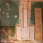 10.7.2015 Kielce. Dom modlitwy Herszla Zagajskiego w Kielcach. Rozpoczęły się prace konserwatorskie przy polichromiach które mają być przeniesione do budowanego na Pakoszu nowego domu modlitwy. / Wojciech Habdas / Radio Kielce