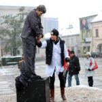 Otwarcie pierwszej części wystawy poświęconej osobie oraz twórczości Piotra Szczerskiego. / Wojciech Habdas / Radio Kielce