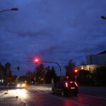 29.9.2015 Kielce. Awaria oświetlenia na ulicach Zagórskiej i Winnickiej. / Wojciech Habdas / Radio Kielce