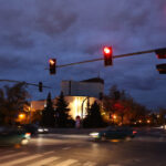 29.9.2015 Kielce. Awaria oświetlenia na ulicach Zagórskiej i Winnickiej. / Wojciech Habdas / Radio Kielce