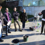 1.10.2015 Kielce. Dworzec PKS. Happening / Wojciech Habdas / Radio Kielce