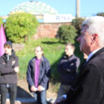 1.10.2015 Kielce. Dworzec PKS. Happening / Wojciech Habdas / Radio Kielce