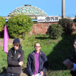 1.10.2015 Kielce. Dworzec PKS. Happening / Wojciech Habdas / Radio Kielce