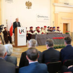 1.10.2015 Kielce. Inauguracja roku akademickiego na UJK. Grzegorz Schetyna, Minister Spraw Zagraniczncyh / Wojciech Habdas / Radio Kielce