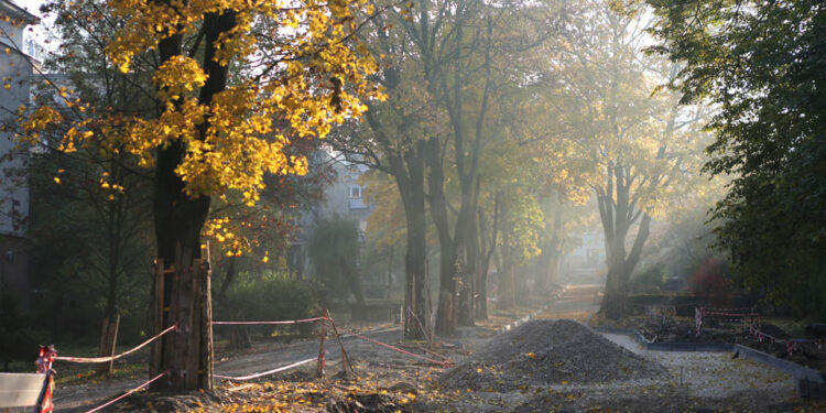 19.10.2015 Kielce. Ul. Świętego Stanisława Kostki / Wojciech Habdas / Radio Kielce