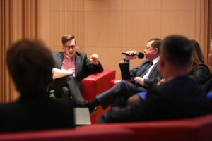 20.10.2015 Kielce. Debata III Sektor - Biznes - Samorząd. Współpraca dla rozwoju regionu. / Wojciech Habdas / Radio Kielce