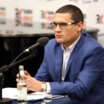 22.10.2015 Kielce. Przedwyborcza debata dotycząca edukacji i rynku pracy dla młodych ludzi. Marcin Agatowski - KW Nowoczesna Ryszarda Petru. / Wojciech Habdas / Radio Kielce