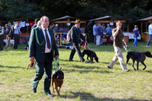 4.10.2015 Kielce. Msza święta w kieleckiej katedrze rozpoczęła tegoroczne święto myśliwych „Hubertusa”. Później imprezy odbywały się na Stadionie Leśnym. / Wojciech Habdas / Radio Kielce