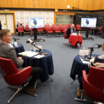 22.10.2015 Kielce. Przedwyborcza debata dotycząca edukacji i rynku pracy dla młodych ludzi. / Wojciech Habdas / Radio Kielce