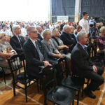 9.10.2015 Kielce. Uroczystości upamiętniające rotmistrza Witolda Pileckiego w Zespole Szkół Informatycznych im. Generała Józefa Hauke-Bosaka w Kielcach. / Wojciech Habdas / Radio Kielce