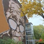 24.10.2015. Murale przy ulicy Okrzei w Kielcach / Robert Felczak / Radio Kielce