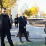 27.10.2015 Kielce. 4LO. Budżet Obywatelski. Otwarcie boisk. Jacek Kowlaczyk, Grzegorz Bień / Stanisław Blinstrub / Radio Kielce