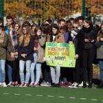 27.10.2015 Kielce. 4LO. Budżet Obywatelski. Otwarcie boisk / Stanisław Blinstrub / Radio Kielce