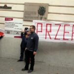 11.10.2015 Kielce. Leonarda. Happening Parti Razem / Stanisław Blinstrub / Radio Kielce