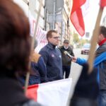 11.10.2015 Kielce. Leonarda. Happening Parti Razem / Stanisław Blinstrub / Radio Kielce