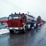 12.10.2015 Włoszczowa. Pożar sklepu meblowego / Jarosław Dragan / Radio Kielce