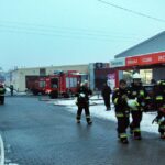 12.10.2015 Włoszczowa. Pożar sklepu meblowego / Jarosław Dragan / Radio Kielce