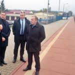 14.10.2015 Włoszczowa. Dworzec. Pendolino. Grzegorz Schetyna / Paweł Klepka / Radio Kielce