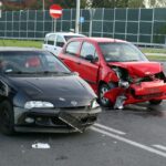 01.10.2015 Kielce. Wypadek na wiadukcie u zbiegu ulic 1-go Maja i Gosiewskiego / Stanisław Blinstrub / Radio Kielce