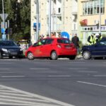 09.10.2015 Kielce. Wypadek na skrzyżowaniu Pocieszki i Warszawskiej / Stanisław Blinstrub / Radio Kielce