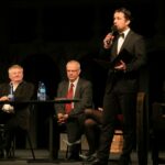 19.10.2015 Kielce. Teatr im Stefana Żeromskiego. Obchody 40-lecia pracy Artystycznej Piotra Szczerskiego / Stanisław Blinstrub / Radio Kielce