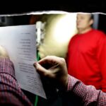 Krzysztof Cugowski i Dziennikarze Radia Kielce nagrywają pastorałkę (26 listopada 2015 r.) / Wojciech Habdas / Radio Kielce