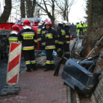 Wypadek w Kuźniakach (30 listopada 2015 r.) / Piotr Michalski / Radio Kielce