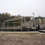 Zmodernizowana oczyszczalnia ścieków we Włoszczowie (6 listopada 2015 r.) / Marlena Płaska / Radio Kielce