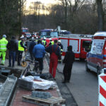 Wypadek w Kuźniakach (30 listopada 2015 r.) / Piotr Michalski / Radio Kielce