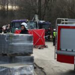 Wypadek w Kuźniakach (30 listopada 2015 r.) / Piotr Michalski / Radio Kielce