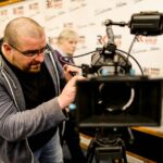 Krzysztof Cugowski i Dziennikarze Radia Kielce nagrywają pastorałkę (26 listopada 2015 r.) / Wojciech Habdas / Radio Kielce