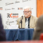 27.11.2015 Radio Kielce. Debata o odnawialnych źródłach energii. Krzysztof Grysa / Stanisław Blinstrub / Radio Kielce