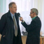 26.11.2015. Twórcy "Przedwiośnia" z wizytą w Suchedniowie / Karol Żak / Radio Kielce