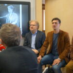 26.11.2015. Twórcy "Przedwiośnia" z wizytą w Suchedniowie / Karol Żak / Radio Kielce