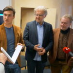 26.11.2015. Twórcy "Przedwiośnia" z wizytą w Suchedniowie / Karol Żak / Radio Kielce