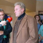 26.11.2015. Twórcy "Przedwiośnia" z wizytą w Suchedniowie / Karol Żak / Radio Kielce