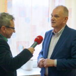 26.11.2015. Twórcy "Przedwiośnia" z wizytą w Suchedniowie / Karol Żak / Radio Kielce