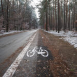 30.11.2015 Kielce. Odbiór techniczny ścieżki Green Velo / Krzysztof Żołądek / Radio Kielce