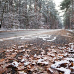 30.11.2015 Kielce. Odbiór techniczny ścieżki Green Velo / Krzysztof Żołądek / Radio Kielce