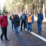 30.11.2015 Kielce. Odbiór techniczny ścieżki Green Velo / Krzysztof Żołądek / Radio Kielce