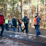 30.11.2015 Kielce. Odbiór techniczny ścieżki Green Velo / Krzysztof Żołądek / Radio Kielce