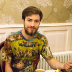 23.11.2015 Ćmielów. Gwiazdka z Nieba. Spotkanie w kawiarni. Jasiek Mela / Stanisław Blinstrub / Radio Kielce