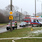 28.11.2015. Wyciek gazu na stacji paliw przy ulicy Łódzkiej w Kielcach / Kamil Król / Radio Kielce