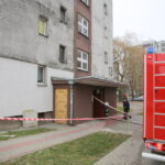 28.11.2015. Pożar w wieżowcu przy ulicy Karłowicza w Kielcach / Kamil Król / Radio Kielce