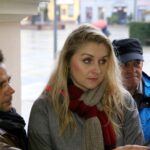 Konferencja pod kieleckim Ratuszem. Małgorzata Marenin, Marcin Chłodnicki, Krzysztof Adamczyk / Stanisław Blinstrub / Radio Kielce