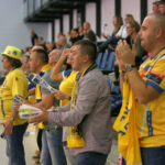 15.11.2015. 7. kolejka Ligi Mistrzów Vive Tauron Kielce - KIF Kolding. Kieleccy fani / Kamil Król / Radio Kielce