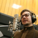 20.11.2015. Próba do Pastorałki w wykonaniu dziennikarzy Radia Kielce. Stanisław Blinstrub / Kamil Król / Radio Kielce